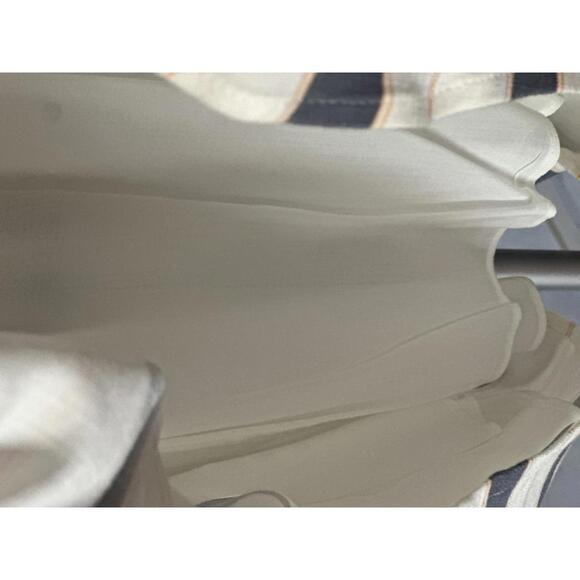 Daniel Rainn Women’s Striped Smocked Neck Blouse L NWT - Picture 6 of 6